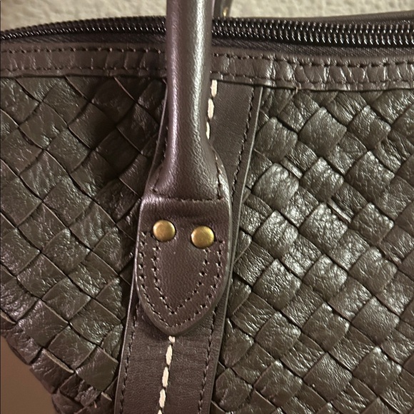 Donna Dixon  Brown Woven Tote Bag - Picture 4 of 9